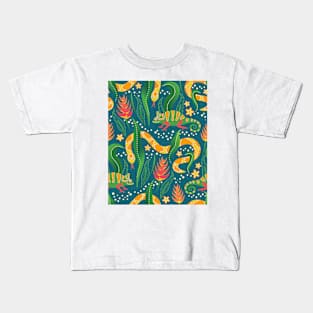 Snakes and chameleons. Kids T-Shirt